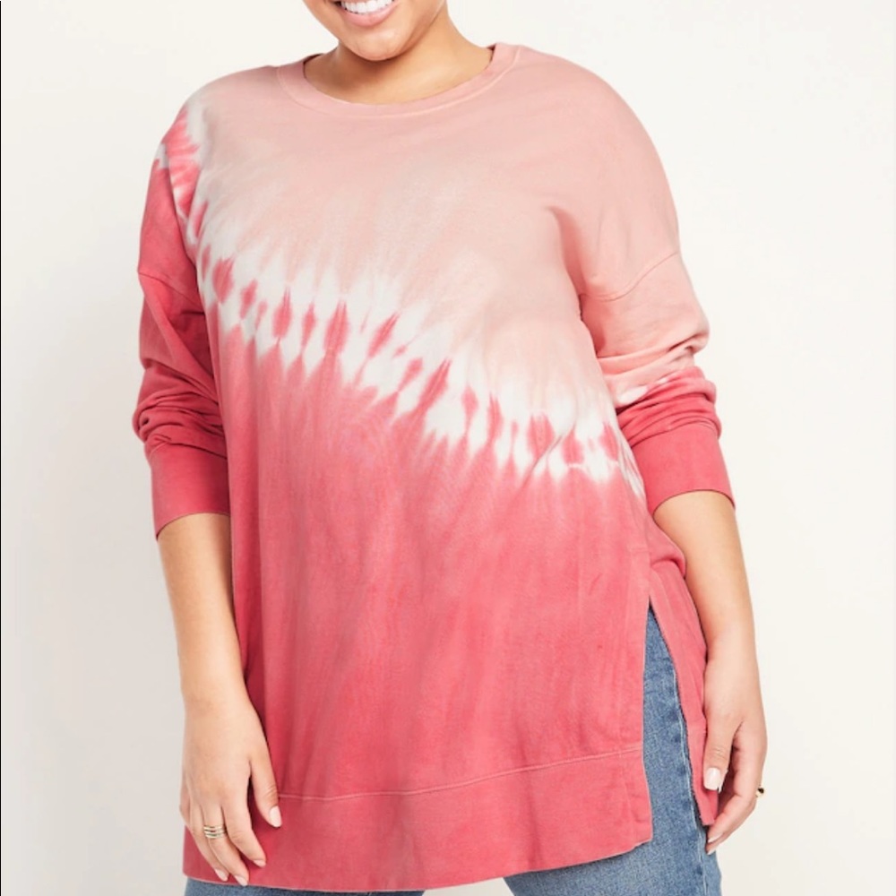 Oversized tie dye sweater